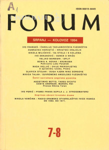God. 33(1994), knj. 66, br. 7-8 (srpanj/kolovoz) / glavni i odgovorni urednik Slavko Mihalić ; urednik Dubravko Jelčić