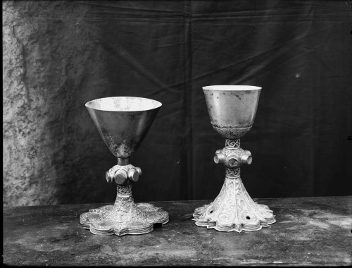 Riznica splitske katedrale (Split) : dva kaleža, 15. st.