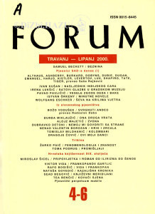 God. 39(2000), knj. 72, br. 4-6 (travanj/lipanj) / glavni i odgovorni urednik Slavko Mihalić ; urednik Dubravko Jelčić