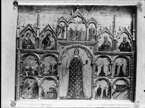 Crkva svete Lucije (Jurandvor, Baška) : poliptih svete Lucije, oko 1350. (Paolo Veneziano), fotografija
