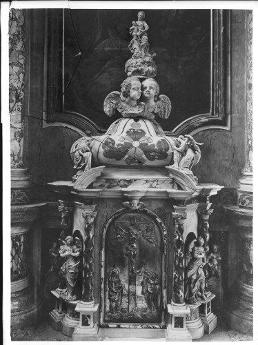 Crkva svete Katarine (Zagreb) : oltar svetog Ignacija, svetohranište, 1727.-1729. (Francesco Robba)