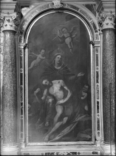 Samostan svetog Lovre (Šibenik) : Oplakivanje Krista, ulje na platnu, 1765. (Josip Marcatti)