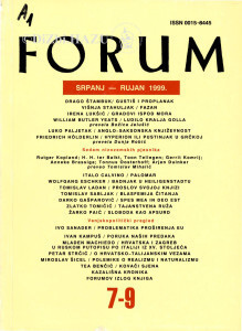God. 38(1999), knj. 71, br. 7-9 (srpanj/rujan) / glavni i odgovorni urednik Slavko Mihalić ; urednik Dubravko Jelčić