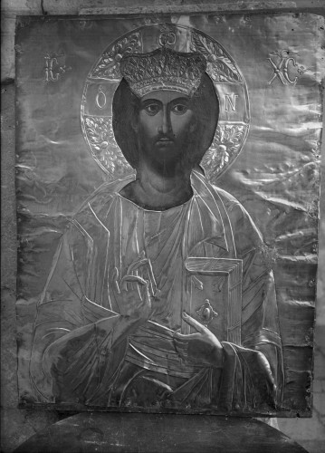 Saborna crkva Uspenja Presvete Bogorodice (Šibenik) : Krist u srebru, ikona