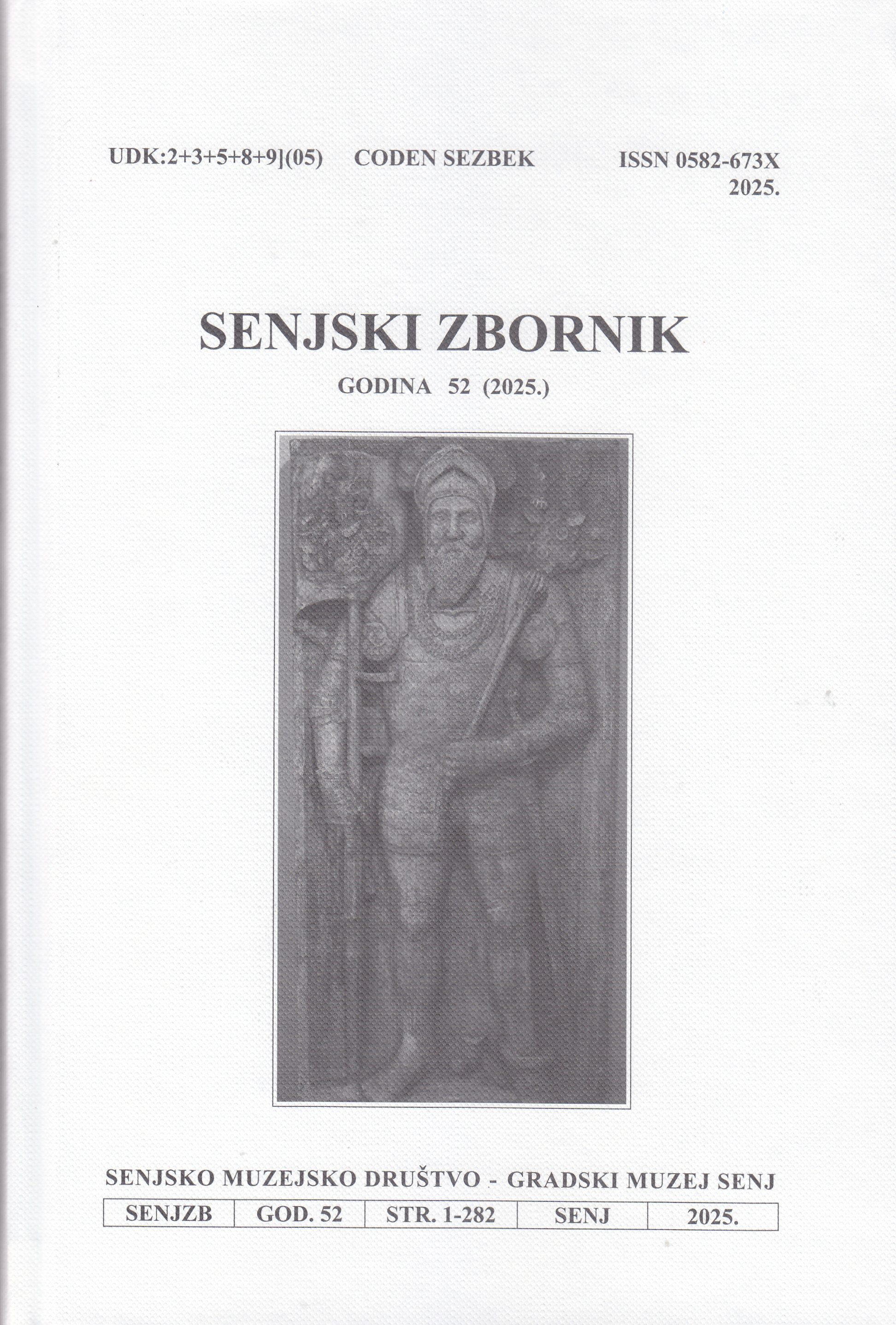 Senjski zbornik : prilozi za geografiju, etnologiju, gospodarstvo, povijest i kulturu