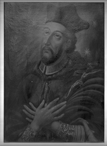 Crkva svete Katarine (Zagreb) : Sveti Ivan Nepomuk, ulje na platnu 