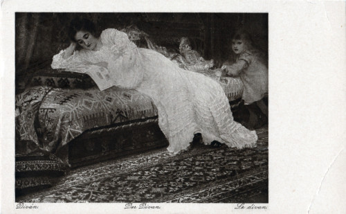 Vlaho Bukovac: Divan, Prag, 1905.