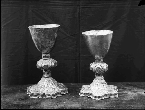 Riznica splitske katedrale (Split) : dva kaleža, 15. st.