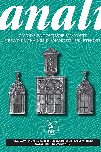 Sv. 53/2 (2015) / glavni urednik Nenad Vekarić