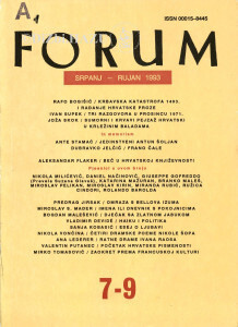 God. 32(1993), knj. 65, br. 7-9 (srpanj/rujan) / glavni i odgovorni urednik Slavko Mihalić ; urednik Dubravko Jelčić