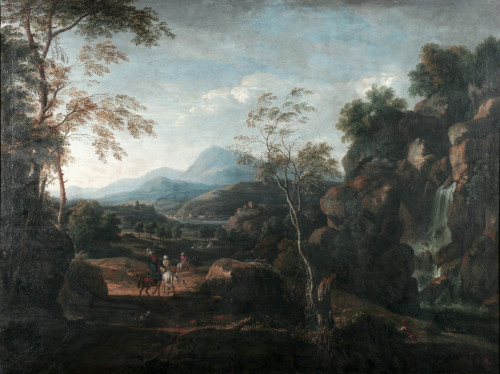 Krajolik s jahačima, druga polovica 17. stoljeća