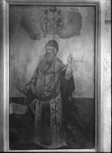 Saborna crkva Uspenja Presvete Bogorodice (Šibenik) : Sveti Spiridon sa svetim Trojstvom