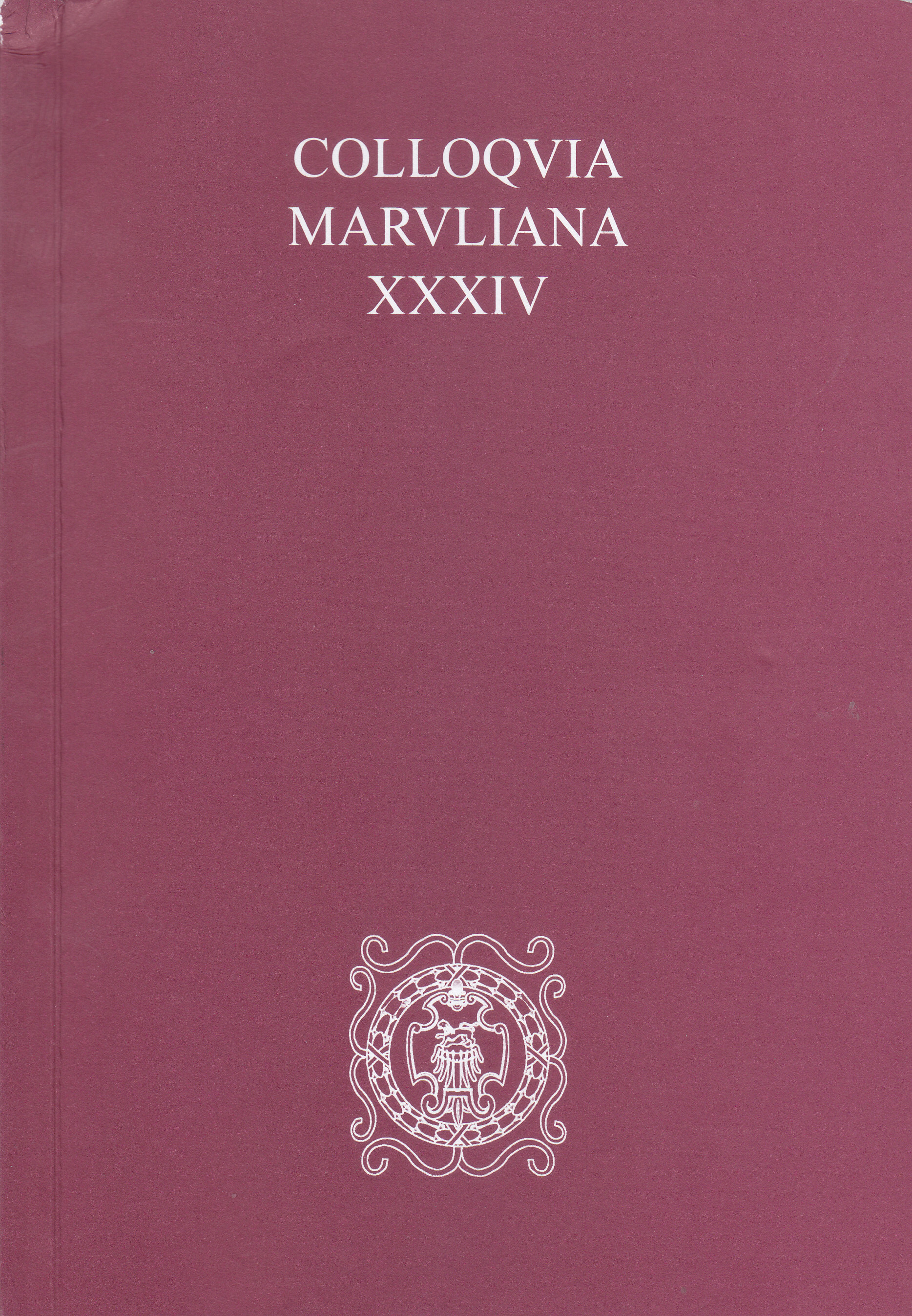 Colloquia Maruliana