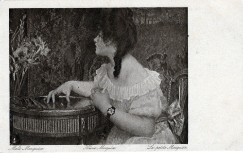 Vlaho Bukovac: Mala markiza, Prag, 1916.