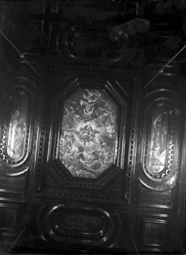 Crkva svetog Frane (Šibenik) : Uznesenje Bogorodice, stropni oslik, 1674. (Radionica: Giovanni Battista Volpato)