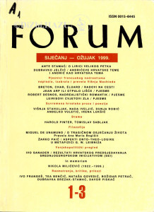 God. 38(1999), knj. 71, br. 1-3 (siječanj/ožujak) / glavni i odgovorni urednik Slavko Mihalić ; urednik Dubravko Jelčić