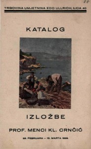 Katalog izložbe prof. Menci Kl. Crnčić