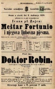 Meštar Fortunio i njegova ljubovna pjesma : Šaljiva operetta u jednom činu
