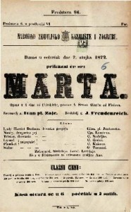 Marta : opera u 4 čina / glasba od Flotova