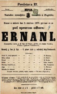 Ernani : romantična opera u 4 čina / glasba od Josipa Verdi-a
