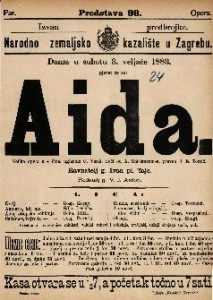 Aida : Velika opera u 4 čina / uglasbio G. Verdi
