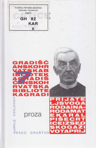 Crtice : iz seoskoga žitka / piše prijatelj svoga roda i naroda Mate Karal ; [urednik Nikola Benčić]