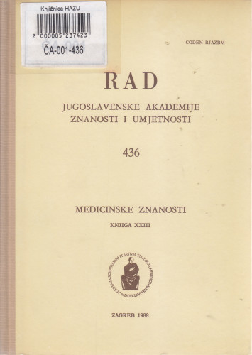 Knj. 23(1988)=knj. 436 / urednik Nenad Grčević