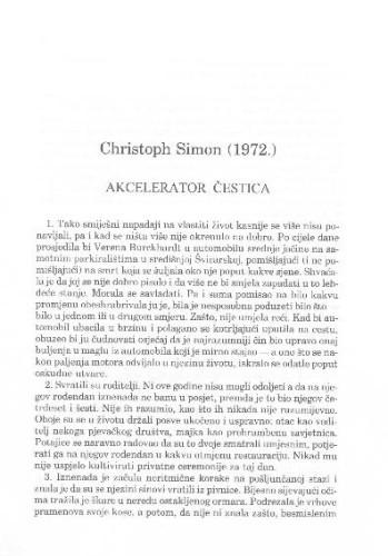 Akcelerator čestica / Christoph Simon