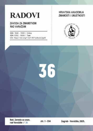 Knj. 36 (2025) / [glavni i odgovorni urednik Stjepan Ćosić]