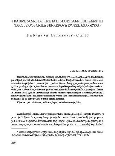Traume susreta: ometa li 