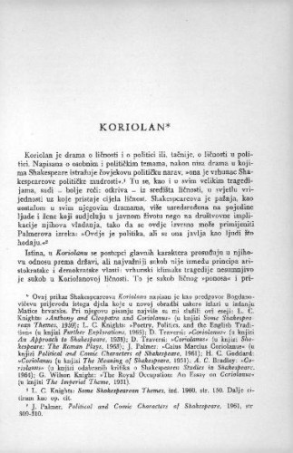 Koriolan / M. Engesfeld