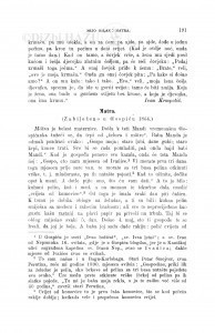 Matra : (zabileženo u Gospiću 1864.) / M. Biljan