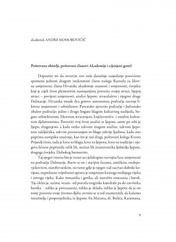 Riječ na komemoraciji / Andre Mohorovičić