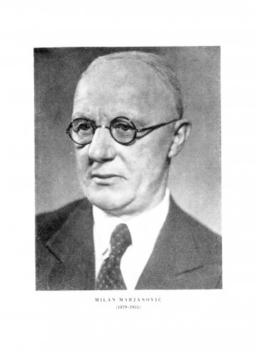 Milan Marjanović (1879-1955) : [nekrolog] / I. Mihovilović