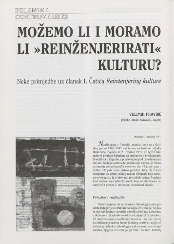 Možemo li i moramo li 