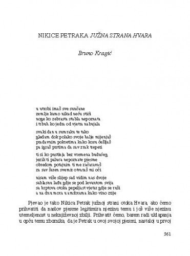 Nikice Petraka Južna strana Hvara / Bruno Kragić