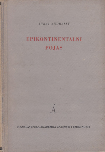 Epikontinentalni pojas / Juraj Andrassy