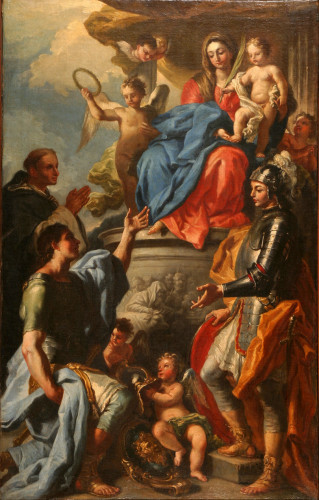 Bogorodica s Djetetom, svecima i anđelima