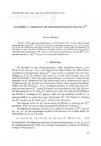 Flächen 2. Ordnung im pseudoisotropen Raum I!<SUB!>3!</SUB!>!<SUP!>(1)P!</SUP!> / Ferenc Mészáros