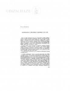 Muzikologija u Hrvatskoj u razdoblju 1973-1978 / J. Andreis