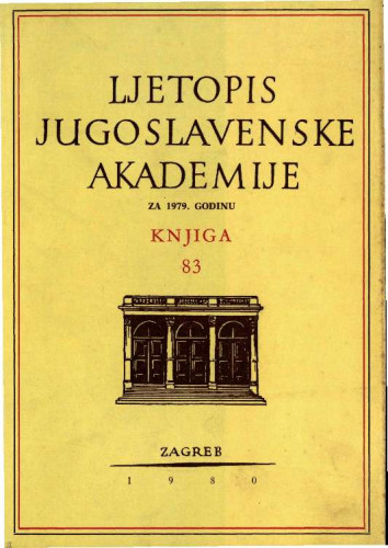 1979. Knj. 83 / urednik Hrvoje Požar