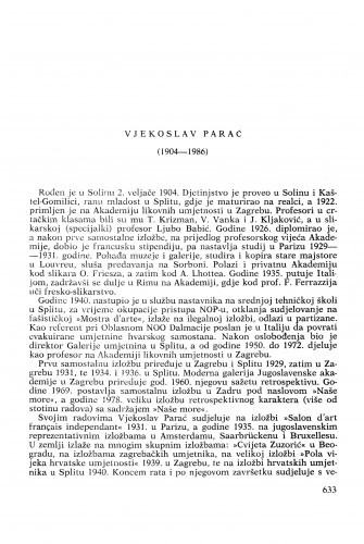 Vjekoslav Parać (1904-1986) : [nekrolozi] / Kruno Prijatelj