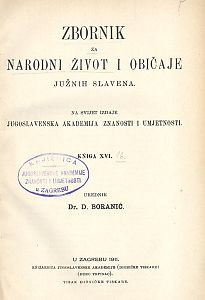 Knj. 16. (1911) / urednik D. Boranić