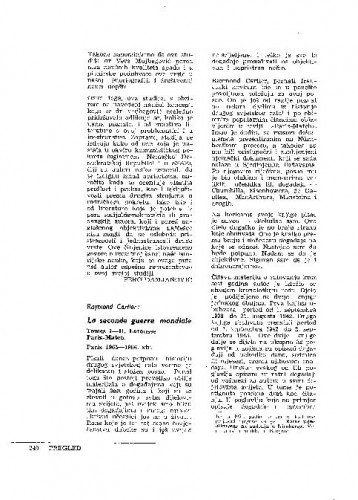 La seconde guerre mondiale : tome I-II  (autor: R. Cartier) (Paris : Larousse, 1965-1966) : [prikaz knjige] / V.Đ. Degan