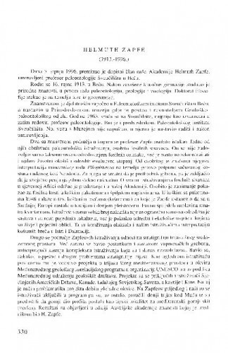 Helmuth Zapfe (1913.-1996.) / Milan Herak