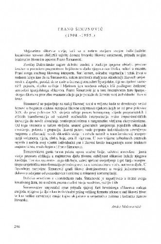 Frano Šimunović (1908.-1995.) / Andre Mohorovičić