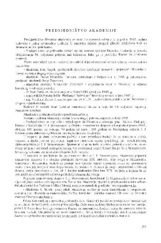 Izvještaj o radu Hrvatske akademije znanosti i umjetnosti u godini 1995.