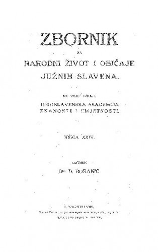 Knj. 24. (1919) / urednik D. Boranić