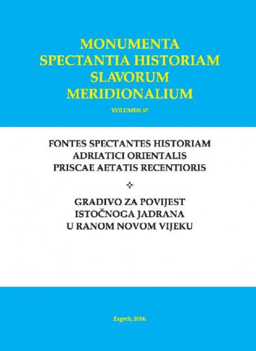 Sv. 1 : Spisi zadarskoga bilježnika Antonija Calogere (1768.-1770.) / prepisali i uredili Juraj Balić, Lovorka Čoralić i Filip Novosel ; kazala izradili Juraj Balić, Maja Katušić i Filip Novosel ;  [glavni urednik Tomislav Raukar]