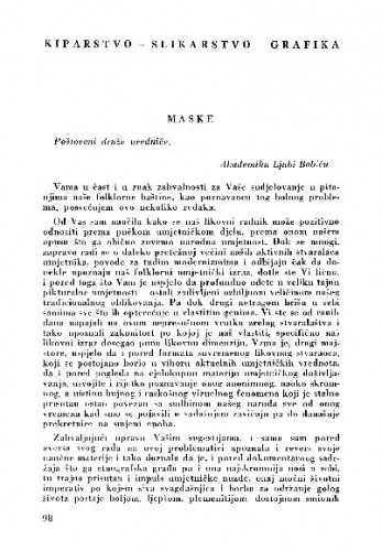 Maske / Marijana Gušić